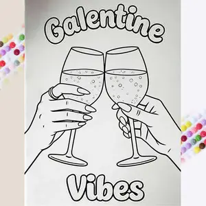 1 set of DIY diamond painting kit, 5D diamond art kit, DIY decor wine glasses, toasting cups, text. Mosaic, diamond art, DIY art home decoration, Craft