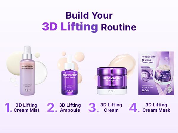 [Cardi B Pick] BIOHEAL BOH Probioderm 3D Lifting Cream 1.7 fl oz | Advanced Korean Facial Night Cream with 17-Peptide Complex & Probioderm for Wrinkles on Face and Neck, Butter-Rich Texture for Perfect Slugging | Mother's Day Gift