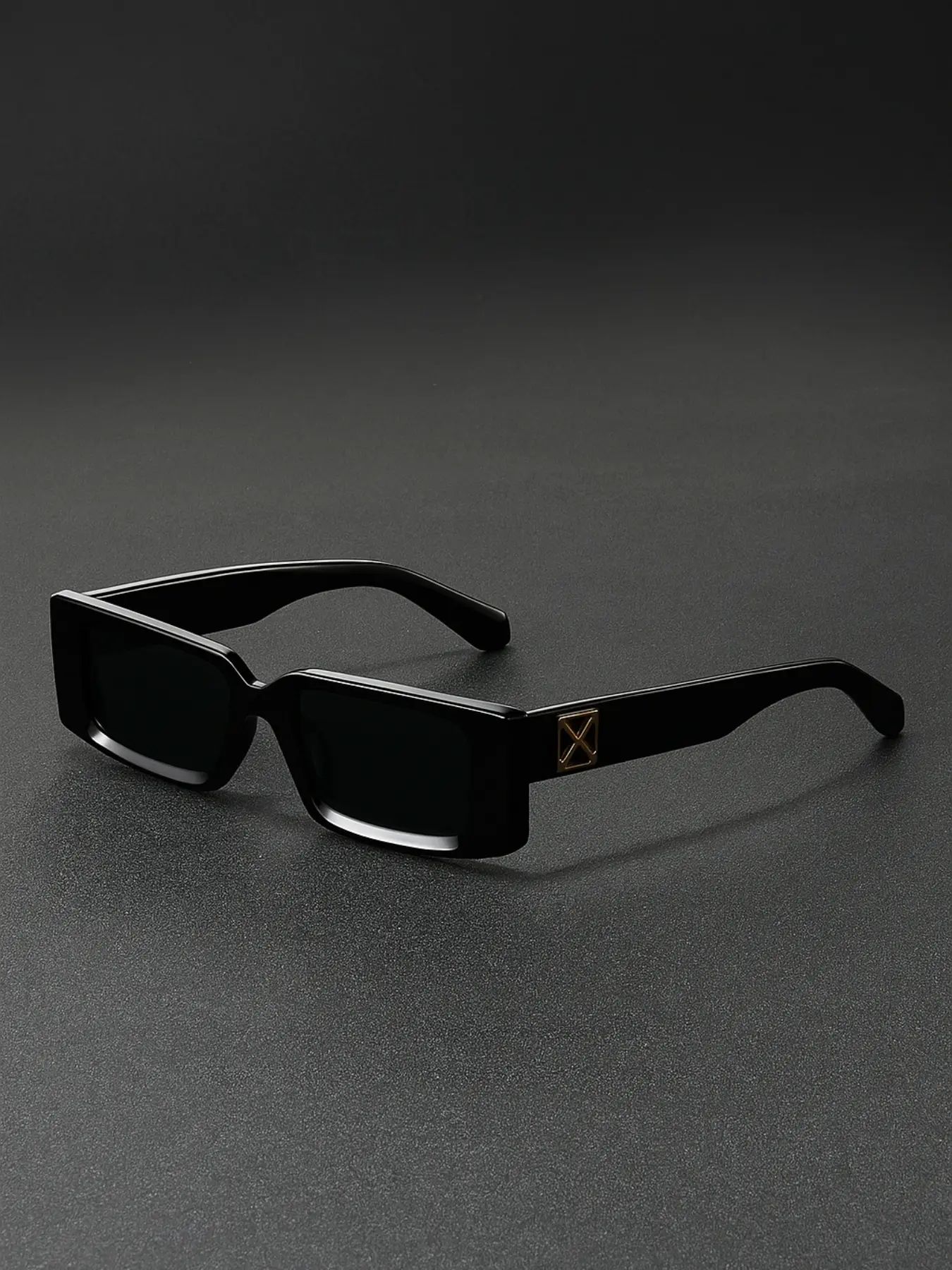 Men's Retro Thick Frame Rectangular Glasses, Stylish Glasses, Fashion Classic Style, Perfect for Daily Photography & Streetwear, Trendy Vintage Look, Fashion Eyewear