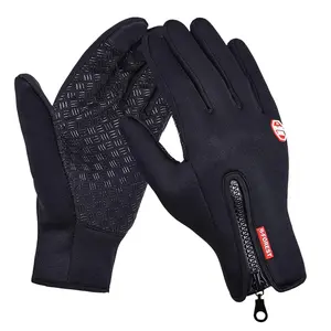 Men and Women Winter Waterproof Gloves, with Sensitive Touch Screen Texting Fingers, Windproof Wrist and Non-Slip Palm, for Running, Cycling, Driving