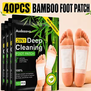 Natural Ginger Detox Foot Pads, Foot Detox Patches for Toxin Removal, Stress Relief & Better Sleep, Deep Cleansing Foot Pads with Bamboo Vinegar & Ginger for Foot Care Alternative Therapeutic Wellness mothersdaygift Summer Vibes