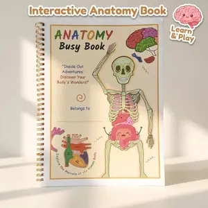 Human Anatomy Activity Book, Human Learning Activity Manual, Organ System Charts and Hands-On Practice, Educational Workbook for Students