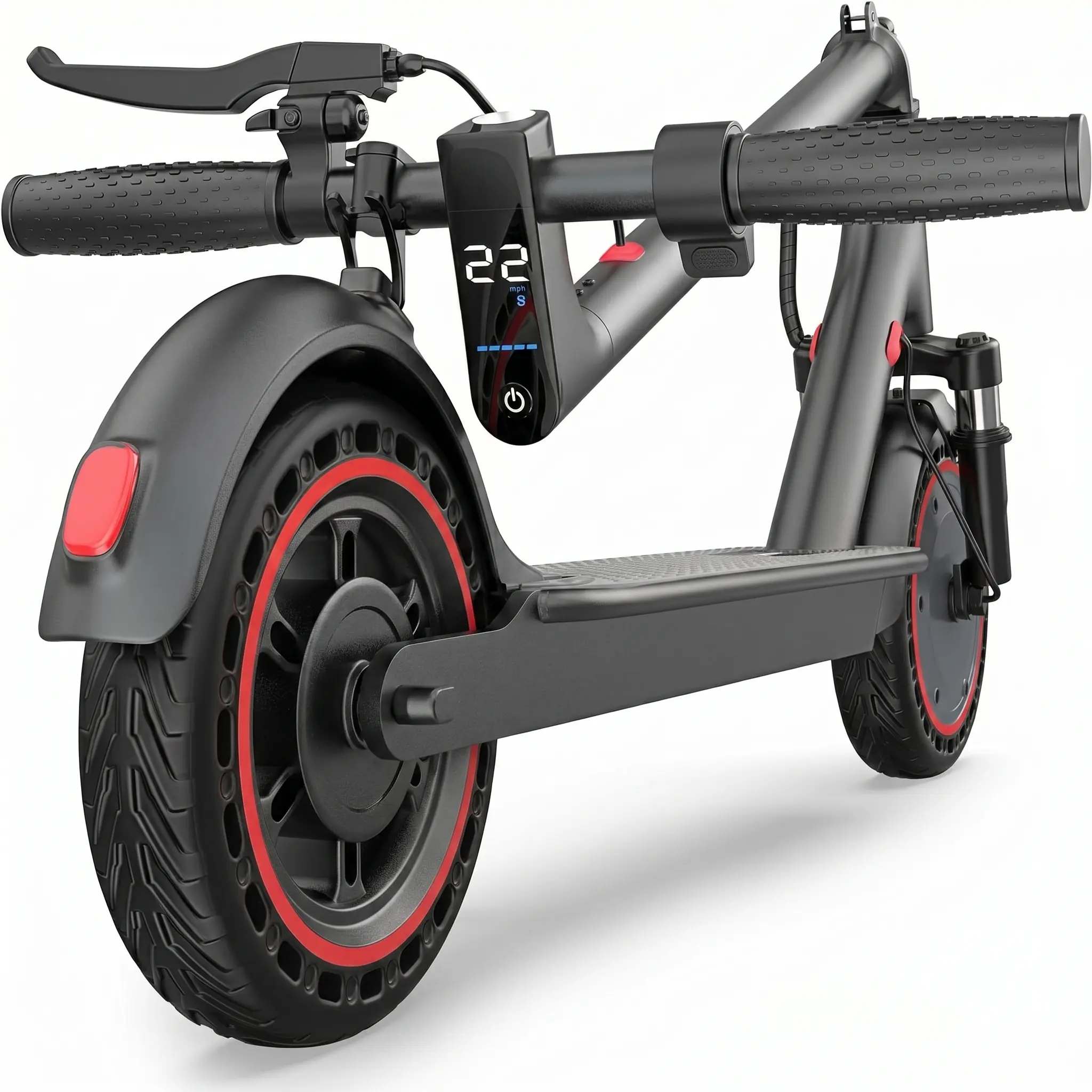 Smart  Powerful Foldable  Electric Scooter for Adults & Teens, 19-25-28 MPH Max Speed, 25/35 Mi Range, Cruise Control, Dual Braking, Brushless Motor, App-Connected Battery System, Portable Outdoor Sports Equipment