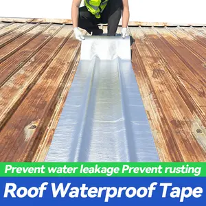Extra-Wide Waterproof Tape 19.6 Inch x 16.4 FT 2X Wider for Faster Coverage Stops Leaks on Patios Driveways Boat Decks All-Weather Heavy-Duty Seal sealant