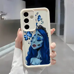 Character Butterfly Pattern TPU mobile phone case Suitable for Samsung Galaxy S25 S24 S23 S22 PLUS ULTRA FE camera full protector fashion high quality design fingerprint resistant gift anti drop durable