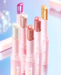Glittery Lip Gloss Stick PAGE VINE | Rosy Gem Shimmer Finish Lip Makeup tiktokshopspringglowup