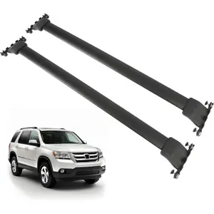 165LBS Roof Rack Cross Bars Compatible with 2009-2015 Honda Pilot Roof Rail Crossbars Luggage Cargo Bag Carrier Snowboard Skiboard Canoe Kayak Bike Rack