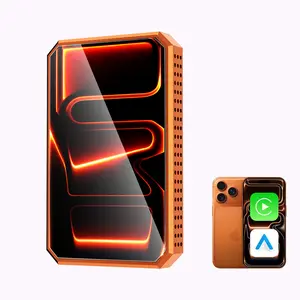 [SpringGlowUp] MAKASRI 4-in-1 Wireless CarPlay and Android Auto Adapter, compatible with Netflix/YouTube/TikTok/screen mirroring links, CarPlay AI Box, plug and play, suitable for vehicles equipped with original wired CarPlay.