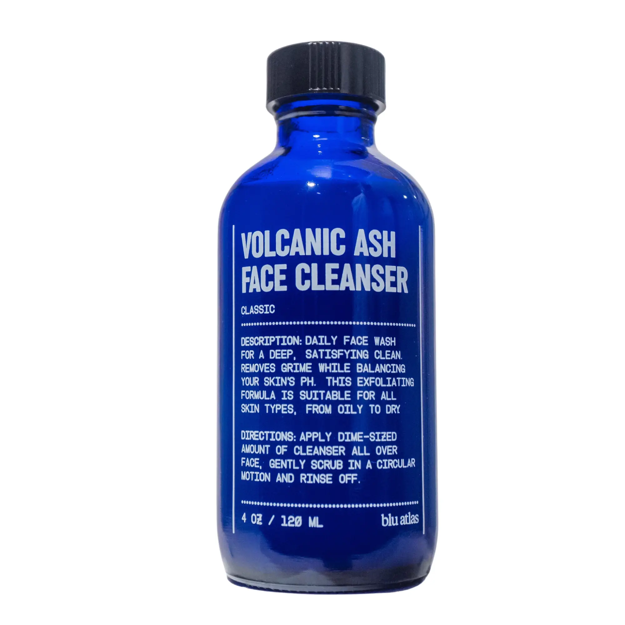 Blu Atlas Detoxifying Volcanic Ash Face Cleanser for All Skin Types