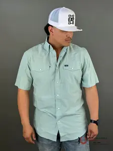 CAMISA WRANGLER HYDRANGEA SHORT SLEEVE