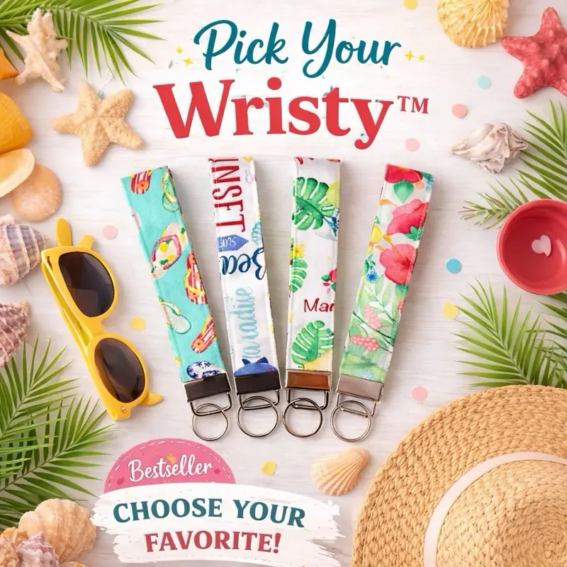 The Wristy Fabric Wristlet Keychain