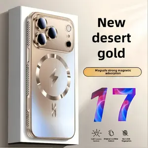 2025 New Premium Ultra-Slim Phone Cover (Compatible with for iphone 17 Pro Max/17 AIR/17 Pro/16/15 Pro/14 Plus/13/12) Features Strong Magnetic Attraction, Effective Heat Dissipation, And Breathability. Offers Shockproof And Drop-Resistant Safety