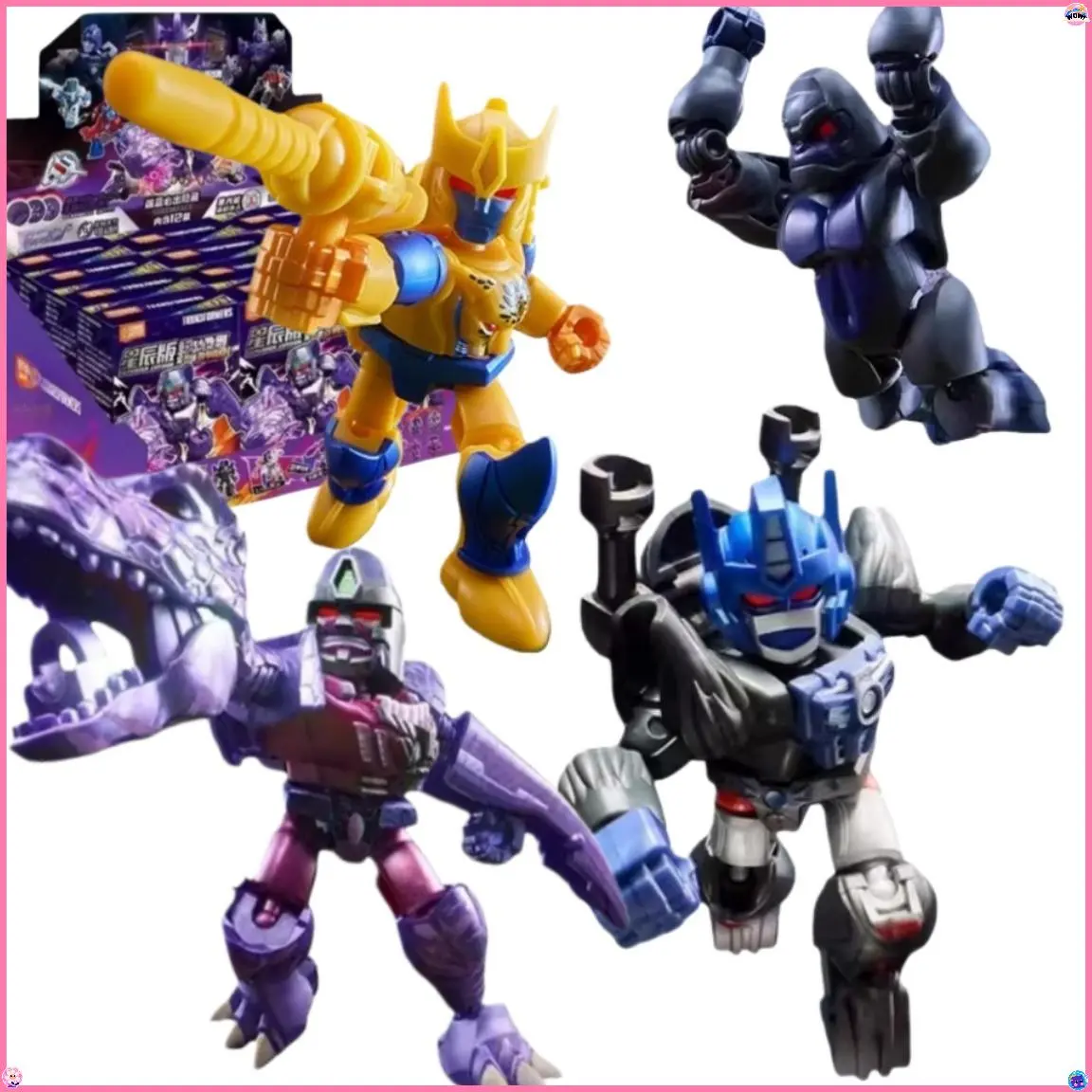 New Arrival In Stock Bloks Brick Figure Stellar Edition Series 6 Megatron Mini Blind Box Authentic Toy for Boys