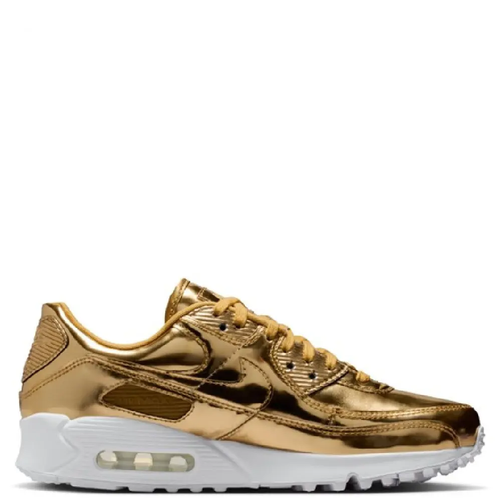 Women's Nike Air Max 90 SP Metallic Gold/Metallic Gold (CQ6639 700)