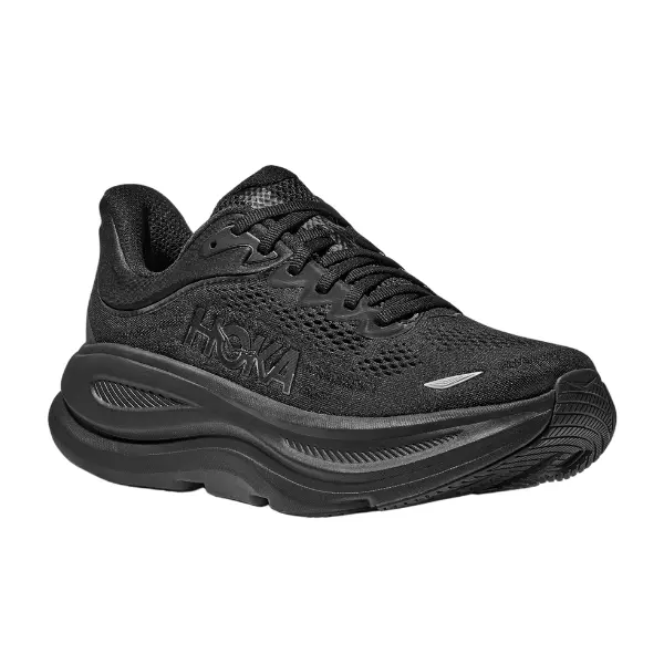 Hoka Women's Bondi 9 Wide Black Running Footwear