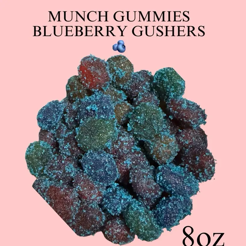 Munch Gummies ~ Blueberry, fruit, Guish