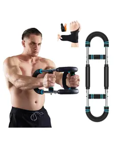 Arm Trainer, Adjustable Chest Workout Equipment, Arm Trainer for Men, Chest Trainer for Men, Shoulder Muscle Training, Portable Spring Resistance Home Fitness Equipment