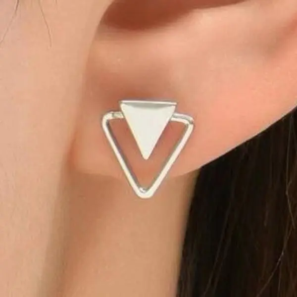Triangle Stud Earrings