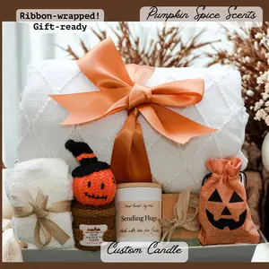 Boo box for Girlfriend, Witchy Halloween Gift Basket, Cozy Fall Self-Care Package, pooky Gift Box, Autumn Birthday Gift, Fall Boo Basket