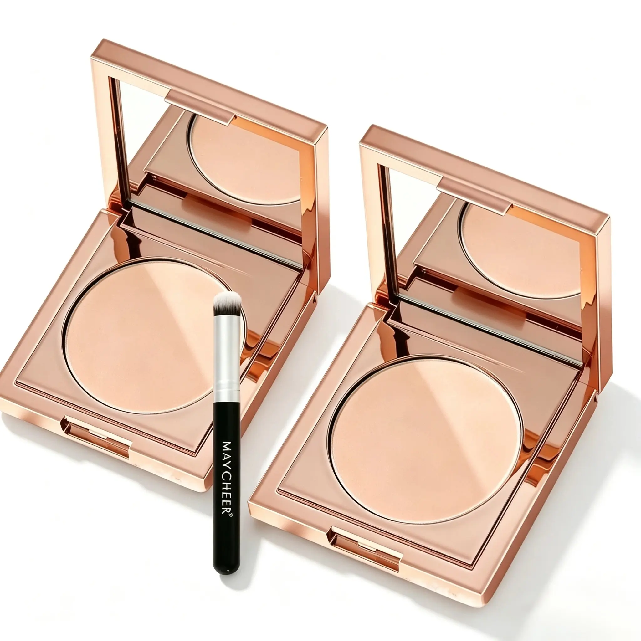 MAYCHEER Soft Matte Vegan Concealer Set, Full Coverage Moisturizing Makeup for Dark Circles, Waterproof & Fragrance-Free for All Skin Types - Buy 1 Get 1 with Free Brush Set