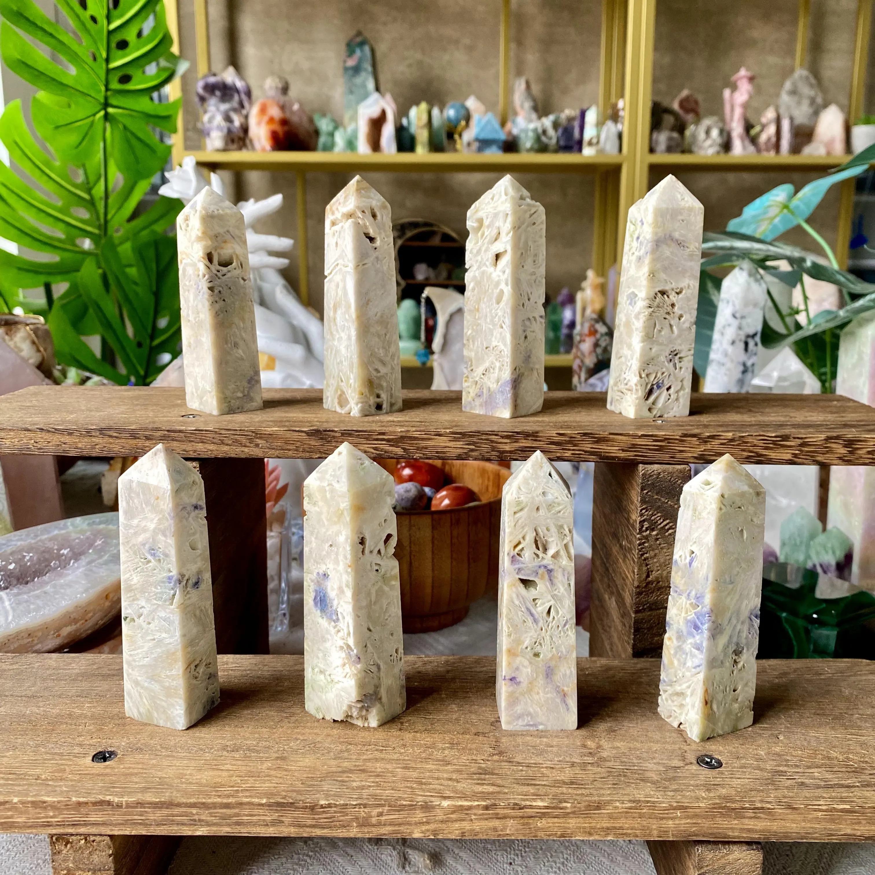 Natural Crystal Violet Point Collection