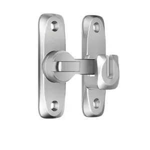 secure lock with Chain - Hand-Controlled Front Door Lock Set, 2 Models Supported. Features Hand Lock & One-Chain Lock for Convenience, Anti-Peeking Heavy Duty Protection for Security. Easy to Install, Ideal for Front Doors.Silver