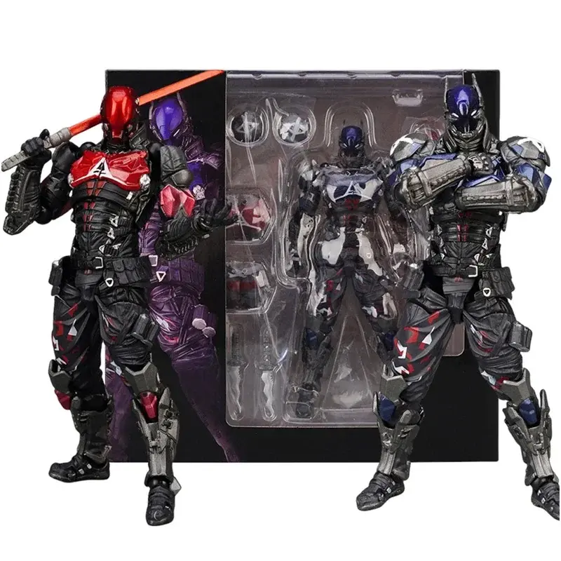 YAMAGUCHI Arkham Knight Batman Red Hood Robin Jason Todd Figuarts Game Model Toy Collection Kids Gift