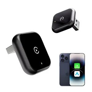 2026 latest model 2 in 1 Wireless  CarPlay Adapter, for Both Apple and Android, Converts Wired to Wireless,Fast Connection, No Latency