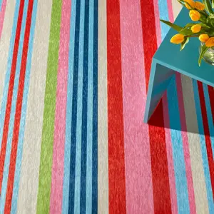 Beach Stripe Multi Machine Washable Rug 2x3