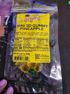 MINI 3D GUMMY PINNEAPPLE