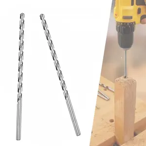 2Pcs 200MM x 7MM Extra Long Twist Drill Bits Set for Steel Straight Shank Tool Sets Wood Plastic and Aluminum, Plastic, Jewelry (7MM)