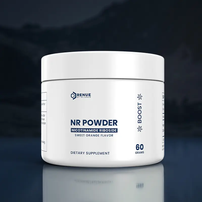 NR Powder Nicotinamide Riboside Sweet Orange Flavor 60 Grams All Natural Supplement for Energy Production DNA Repair & Cellular Health