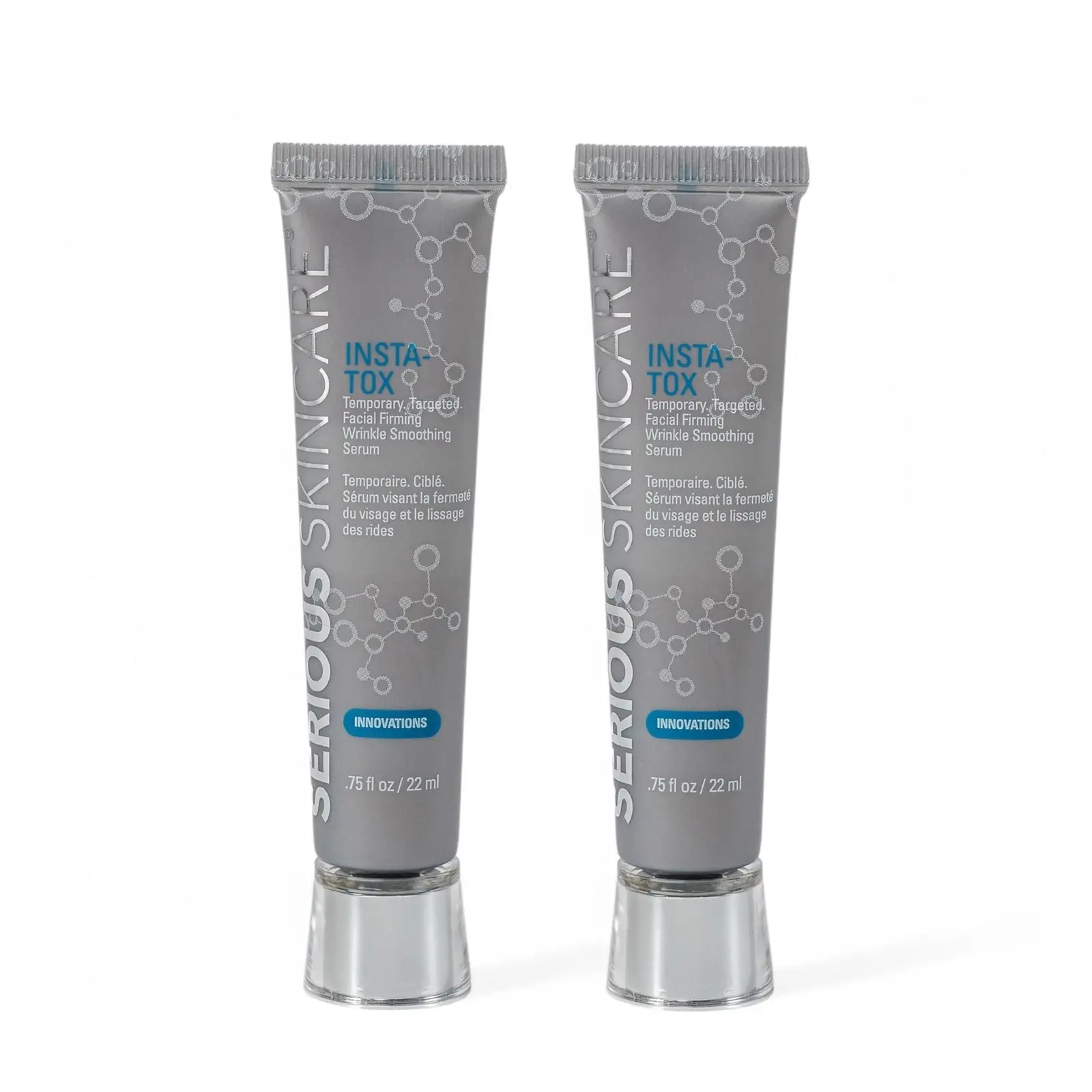 Serious Skincare InstaTox Instant Wrinkle Eraser – Temporary Skin Tightener for Fine Lines, Wrinkles & Pores – Smoothing Serum (Pack of 2)