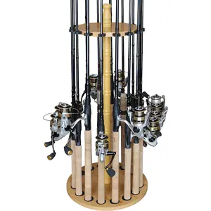 Fishing Rod Holder for 16 Rods with Garage Organization and Storage for Fishing Reels, Fishing Gear & Accessories fishing equipment fishing  combo