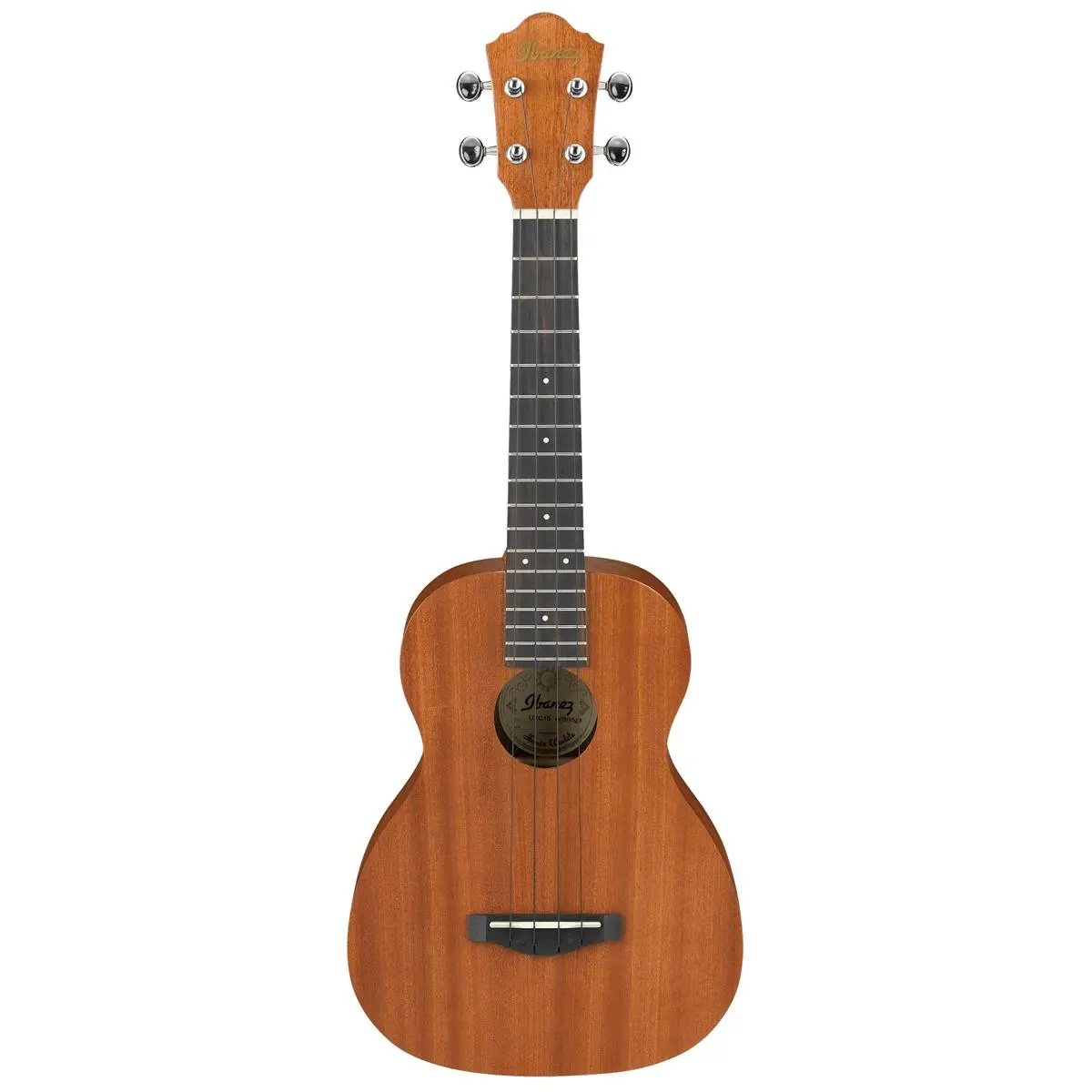 Ibanez UKC10 Concert Ukulele Acoustic Guitar with Mahogany Top, 17 Frets, Mahogany Neck, Rosewood Fretboard, Open Pore