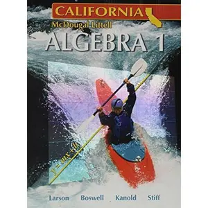 USED-Algebra 1 - California Edition (Holt McDougal Larson Algebra 1) by MCDOUGAL LITTEL (Hardcover)