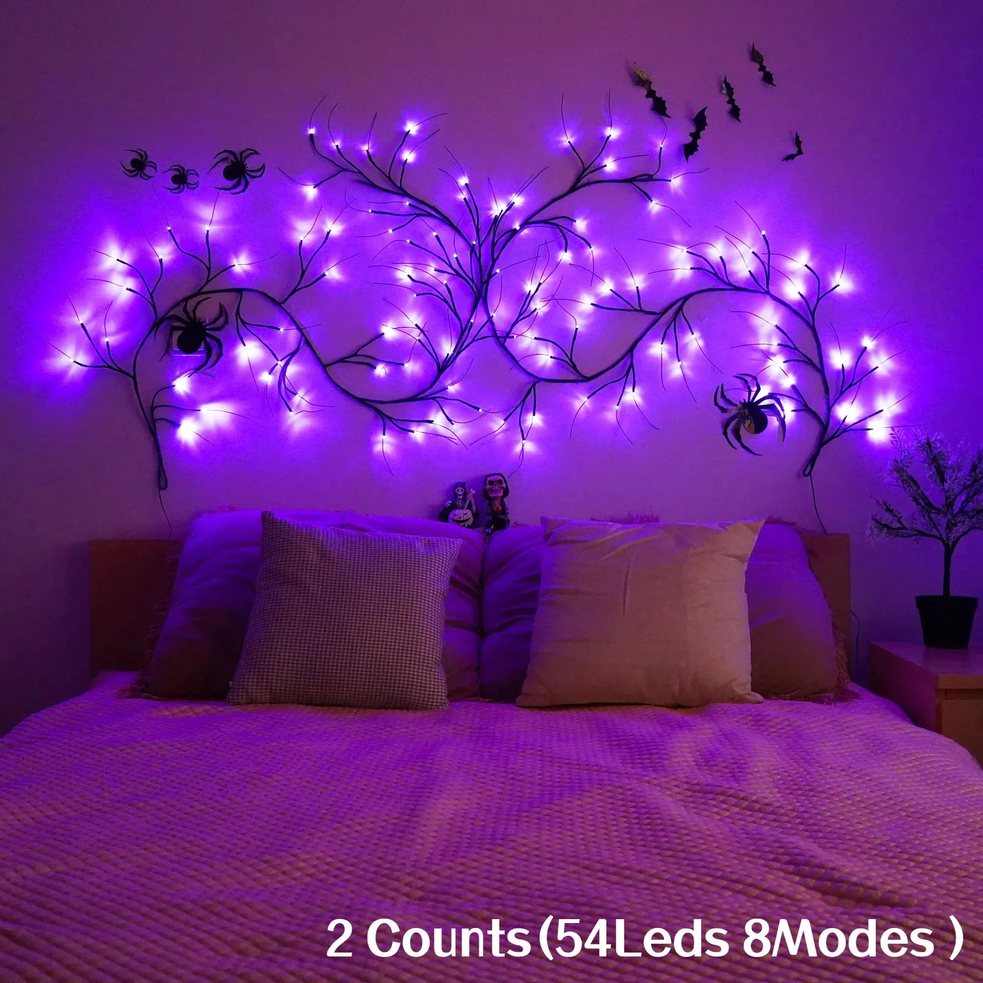 5.9ft 54led Atmosphere Light String, USB Powered, 8 Modes, Led Lights Bedroom, Bedroom Living Room Decor, Wedding Photo Wall Lighting, Gift for Girlfriend Mother