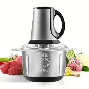 3L Meat grinder electric machine, Food Processors, Meat Grinder 4 Bi-Level Blades, mixer grinder electric, Mini Electric Food Chopper, for Baby Food, Meat, Onion, Vegetables