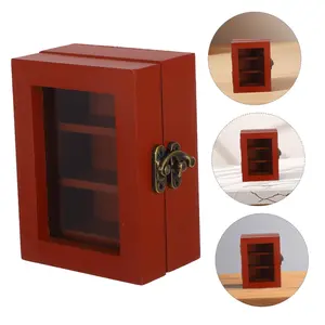 DIY Mini Bookshelf Kit, Portable Decorative Shelf for Small Spaces, Unique Home Library Display Rack, Charming Wooden Bookshelf