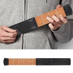 Portable Mini 6 Fret Guitar Practice Hands Training Tool Chord Trainer