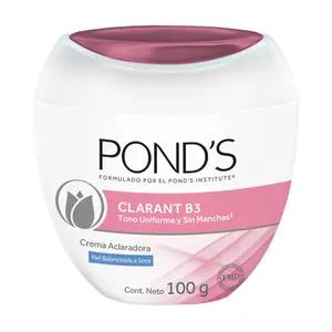 Pond's Clarant B3 Anti-Dark Spot Correcting Moisturizer Cream - Daily Flawless Smooth Formula for Normal to Oily Skin, Dark Spots Treatment, Skin Hydration, 100g | Skincare Moisturizers