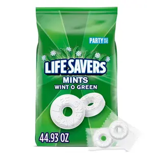 Life Savers Wint-O-Green Mint Hard Candy - 44.93oz Snack Sweet
