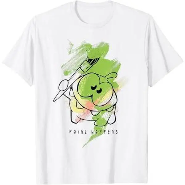 Cut the Rope: Om Nom Juxtapose Painter T-Shirt T-Shirt