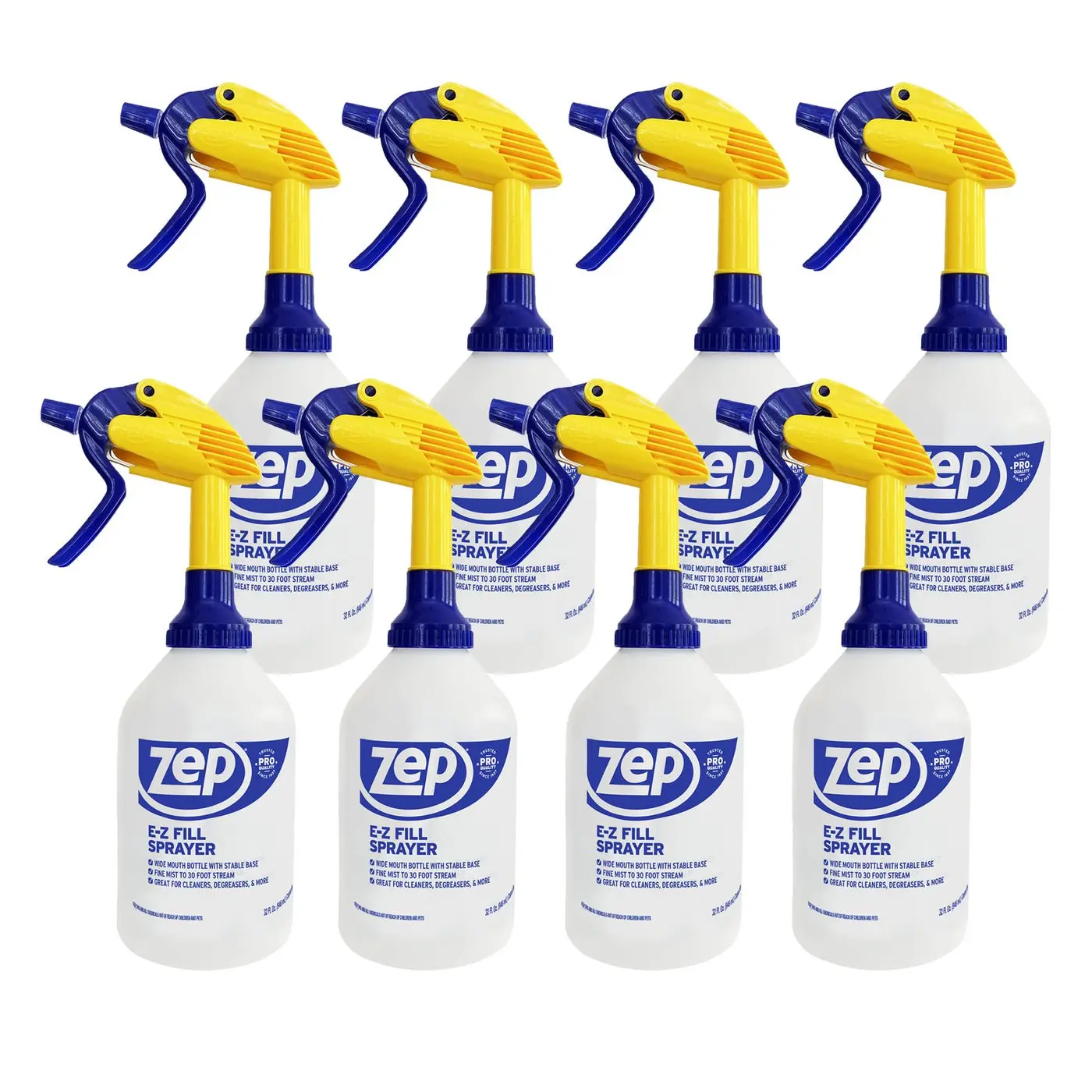 Zep E-Z Fill Sprayer – Wide Mouth Bottle for Easy Filling – 32 oz