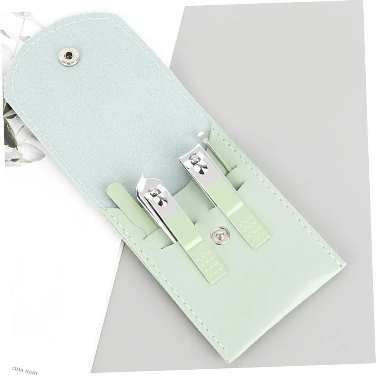 Nail Care 4-Piece Manicure & Pedicure Tool Kit - Includes Nail Clippers, Toenail Clippers, Cuticle Cutters, Nail Care Kit, 4Tool Nail Set