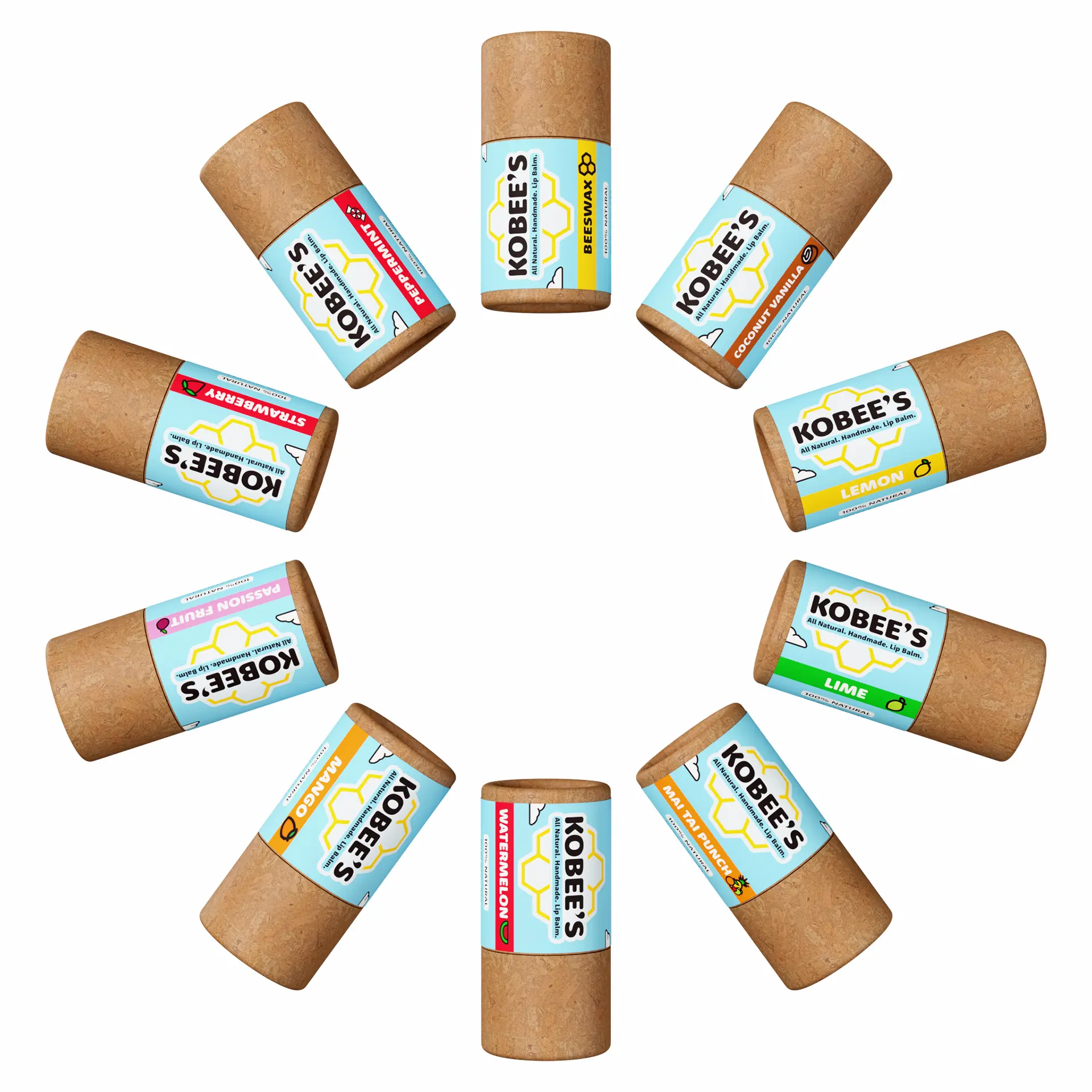 KOBEE'S - Buzzin Balm 10 Pack Lip Balm - Lip Moisturizer