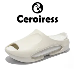 Ceroiress Unisex Sandals For Fashion Parties, 2inch Height Boost, Post Workout - Quick Dry Lightweight Clogs For Travel, Camping, Hiking, Fishing & Water Activities, Non-Slip Durable Slides For Outdoor Adventures Soft Sole Slippers Footwear Tangerine-Red