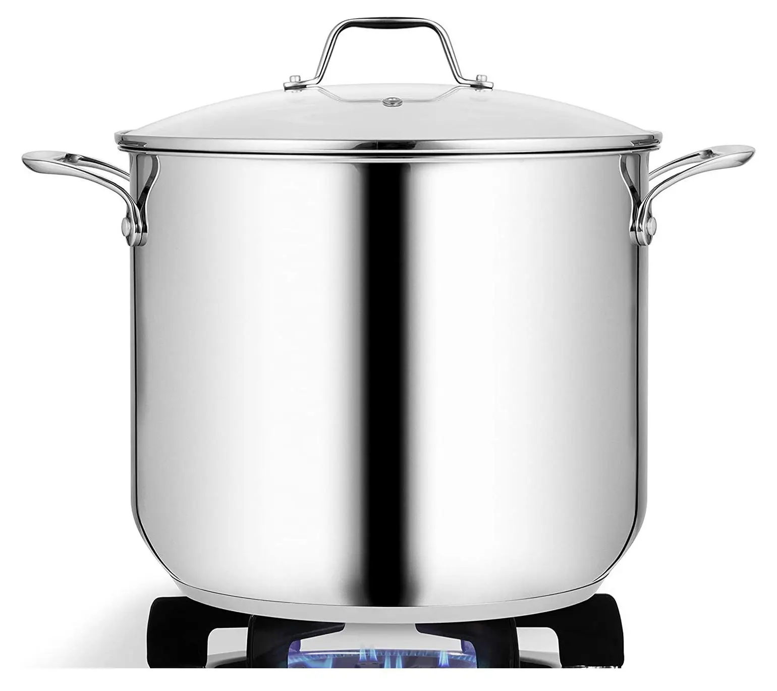Nutrichef 12-qt Heavy Duty Induction Pot With Lid Nutrichef 12-qt Heavy Duty Induction Pot With Lid