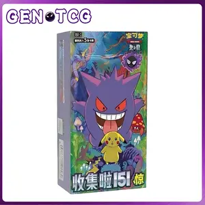 Pokemon mon tcg collectibles chinese series collection GENOTCG Poke Chinese TCG Collect 151C Surprise Slim Box Sealed 15 Booster Packs 5 Cards Per Pack Simplified Chinese Edition Trick or Trade terastal festival pok è t cg inferno booster