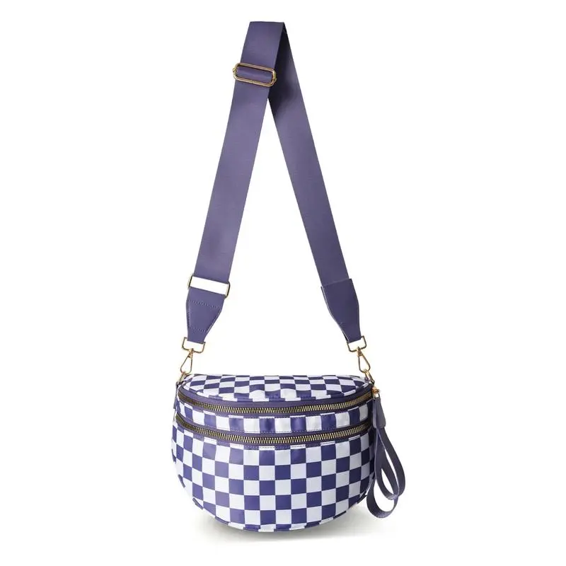 Purple Checkered